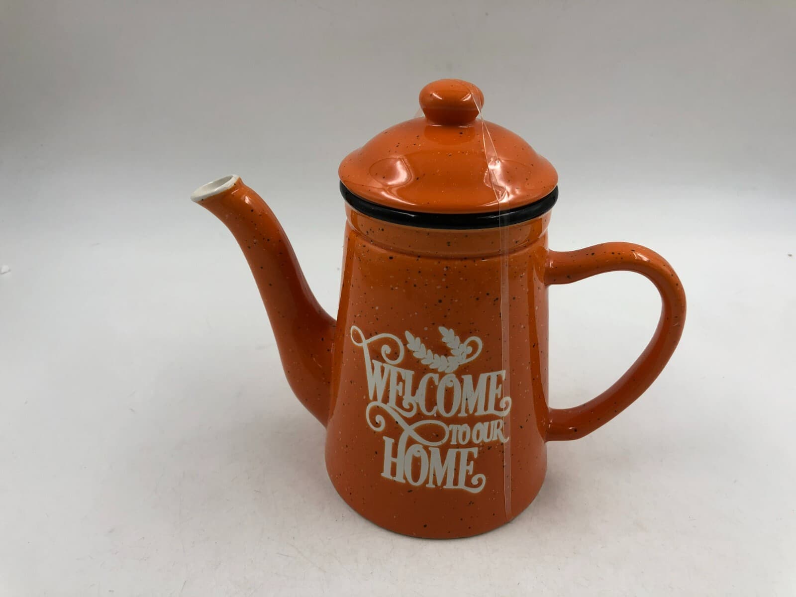 Potter's Studio Ceramic 8in Fall Welcome to Our Home Coffee kettle AA02B46021