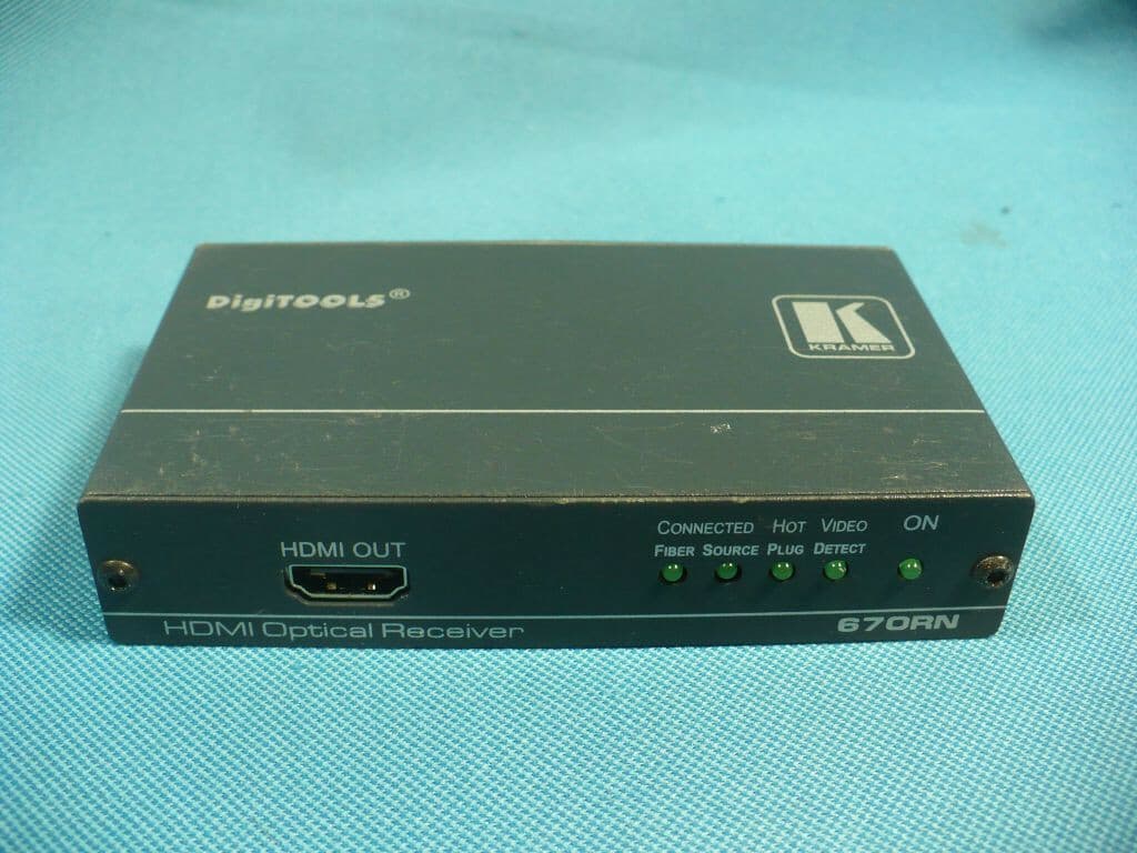 Kramer 670RN 4K UHD HDMI Over Fiber Optic Cable Receiver DigiTools