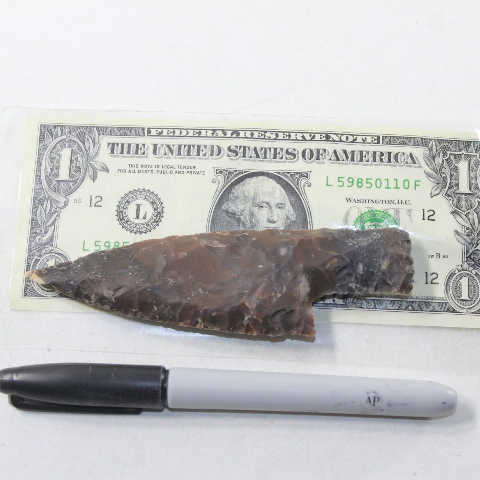 1 Stone Ornamental Knife Blade  #8139  Mountain Man Knife 4