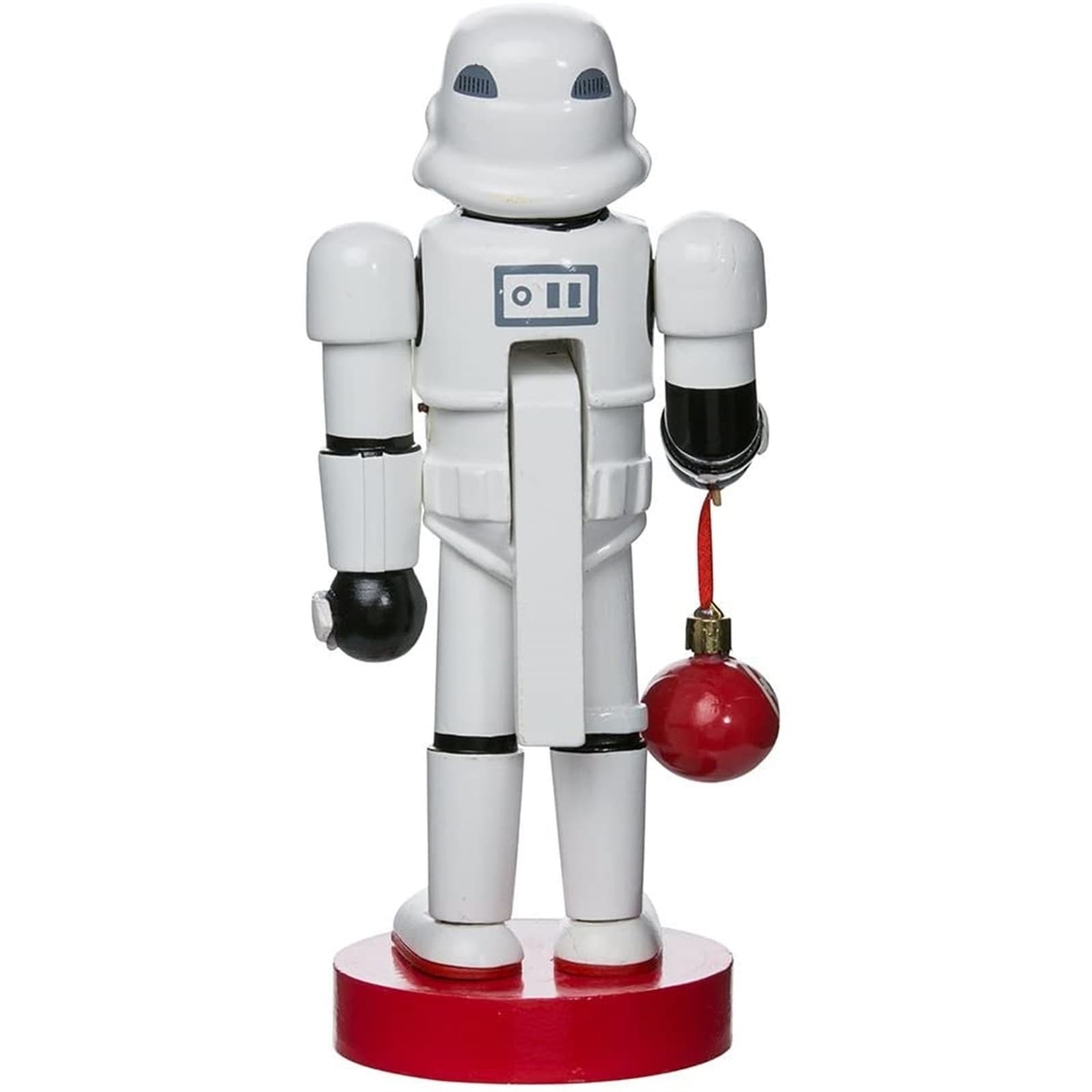 Kurt Adler Stormtrooper with Ball Ornament Nutcracker, 12-Inch 5