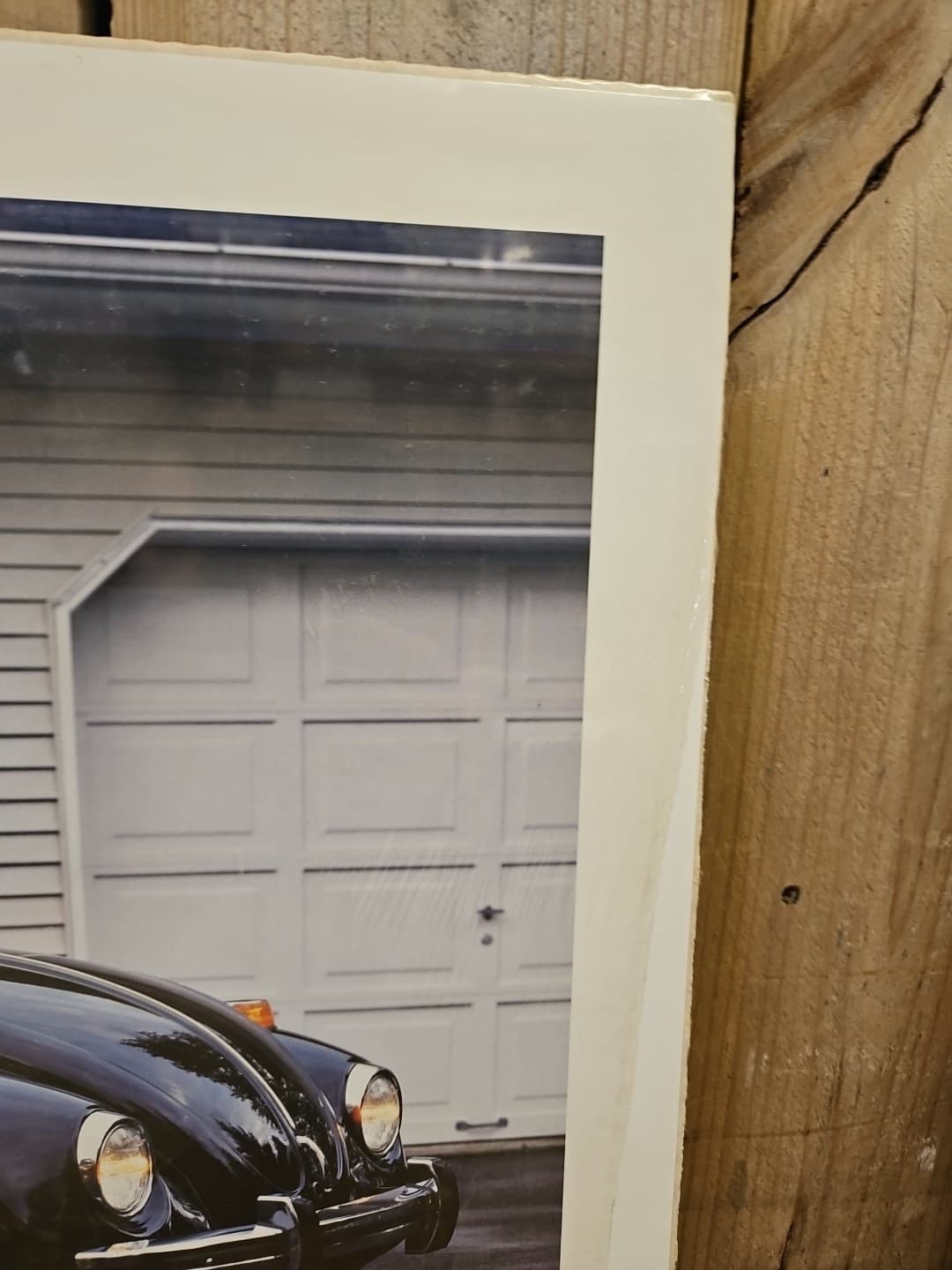 1987 Volkswagen Beetle Poster Print Vintage Power Graphics NOS 20”x16” Rare HTF 6