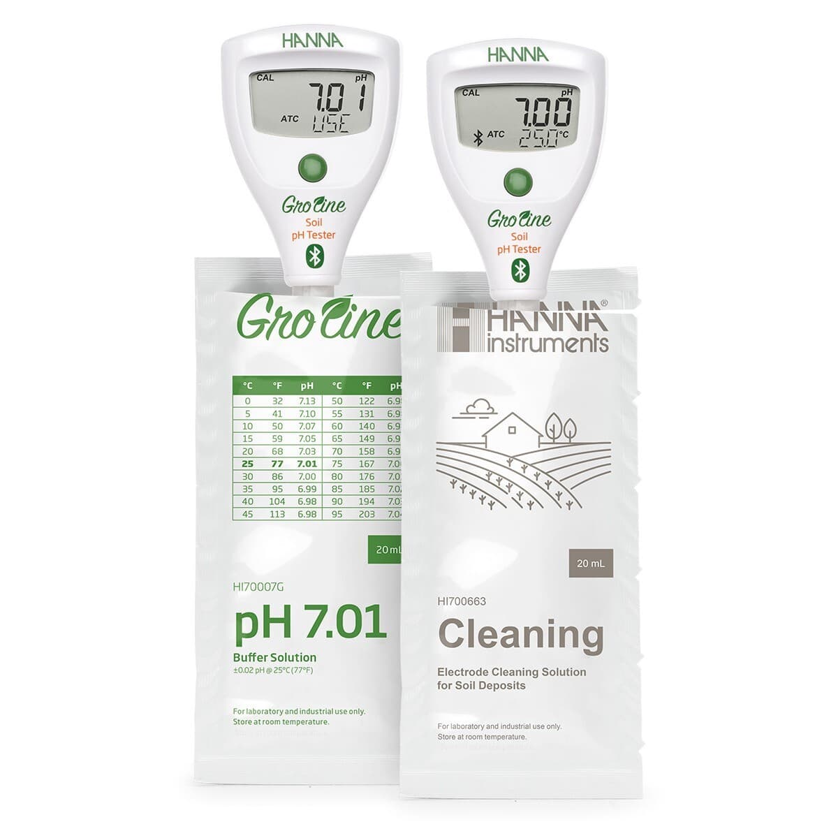 Hanna Instruments HALO2 GroLine Wireless pH Tester for Soil HI9810302 4