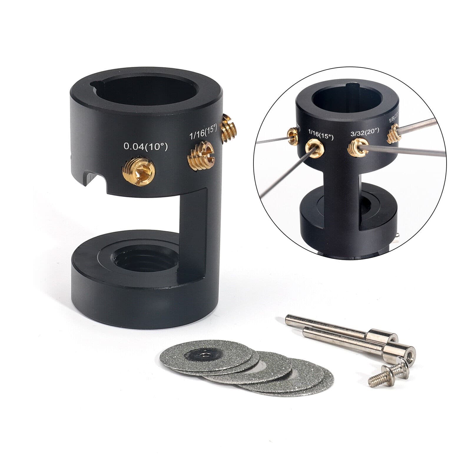 New TIG Welding Tungsten Electrode Sharpener/ Grinder Multi-Angle & Offsets