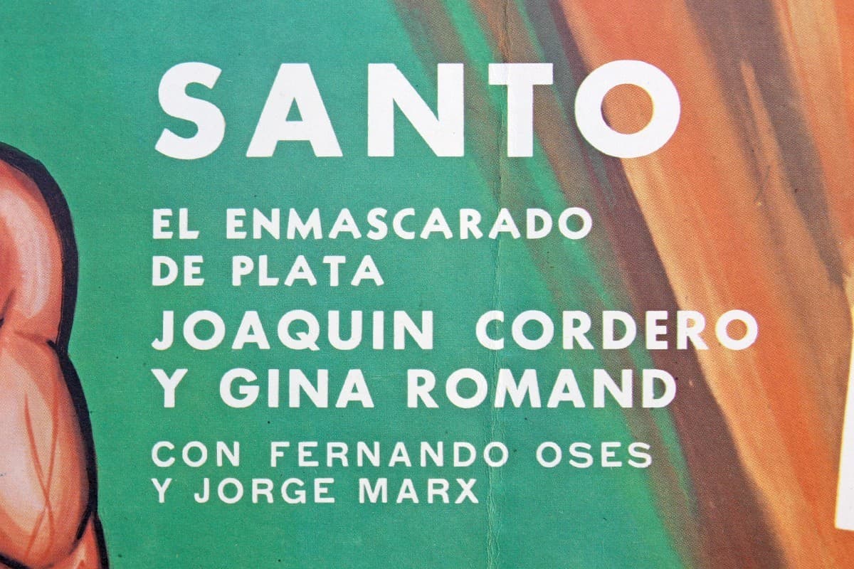 Pair of 1961 "Santo Contra Hombres Infernales" 24x17 Lobby Posters (2), DCA (MX) 5