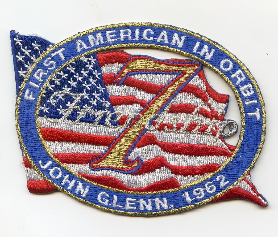 John Glenn 1962 First American in Orbit Patch - Free Shipping from U.S.