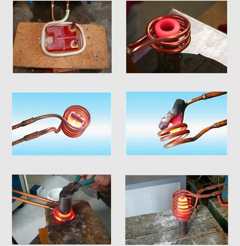 220V High Frequency Furnace Induction Heating Machine 15KW Melt Welding 3