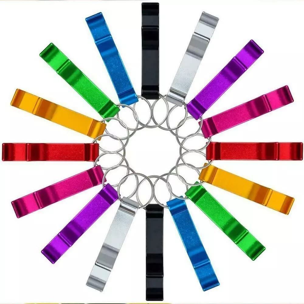 2Pcs Portable Beer Bottle Opener Keychain - Aluminum Can Claw, Bar Tool 4