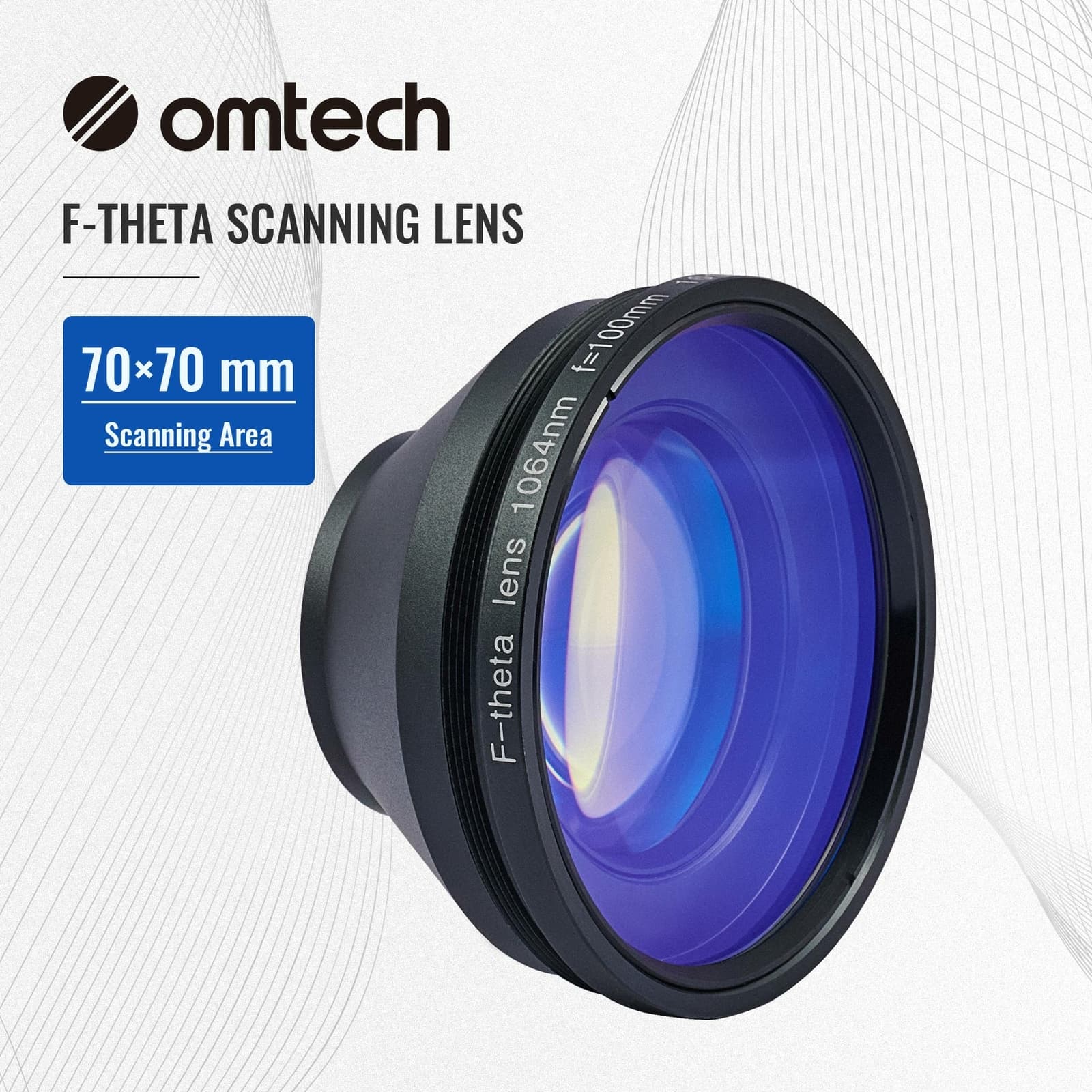 OMTech F-Theta Lens Optical Field Lens for 1064nm Fiber Laser Engraving Machine
