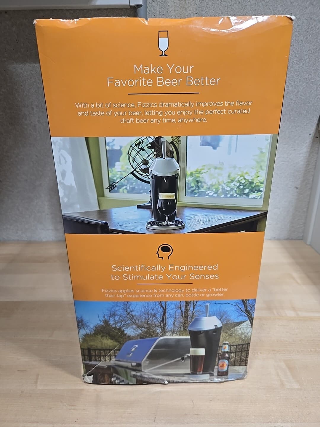 Fizzics FZ101 Portable Beer Enhancement System Micro-Foam Technology Open Box 4