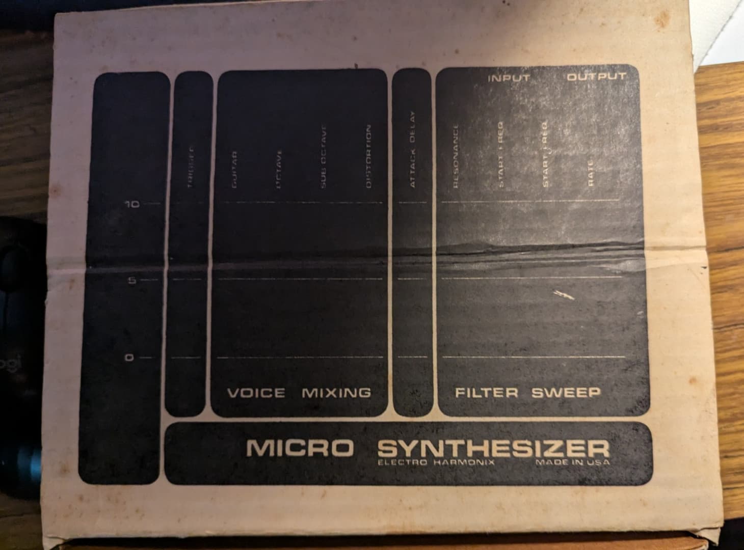 Electro Harmonix V1 1978 Micro Synthesizer original nice example with box 4