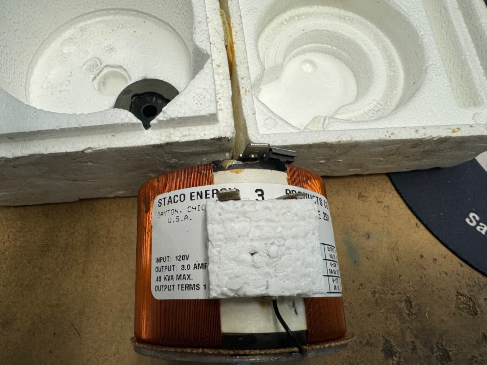 STACO energy model 291 variable transformer new 2