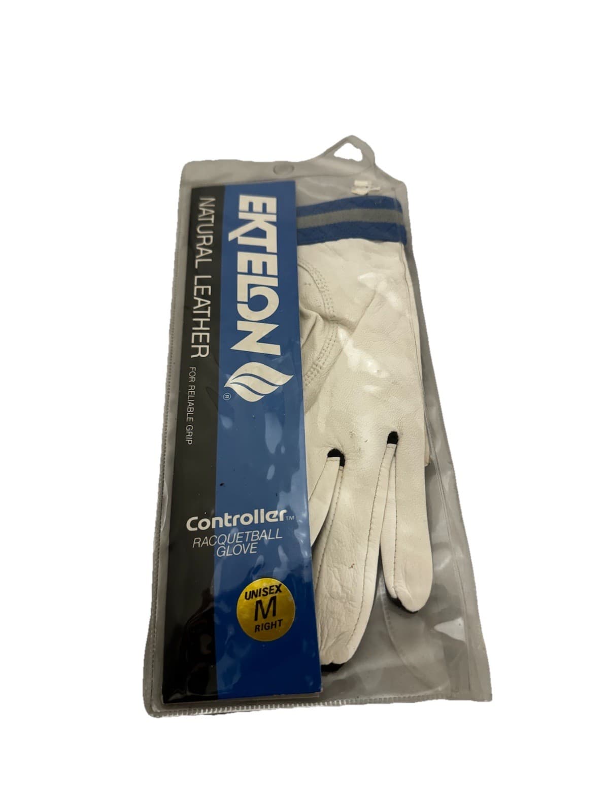 Vtg Ektelon Racquetball Right Glove Goat leather  Sz M 2