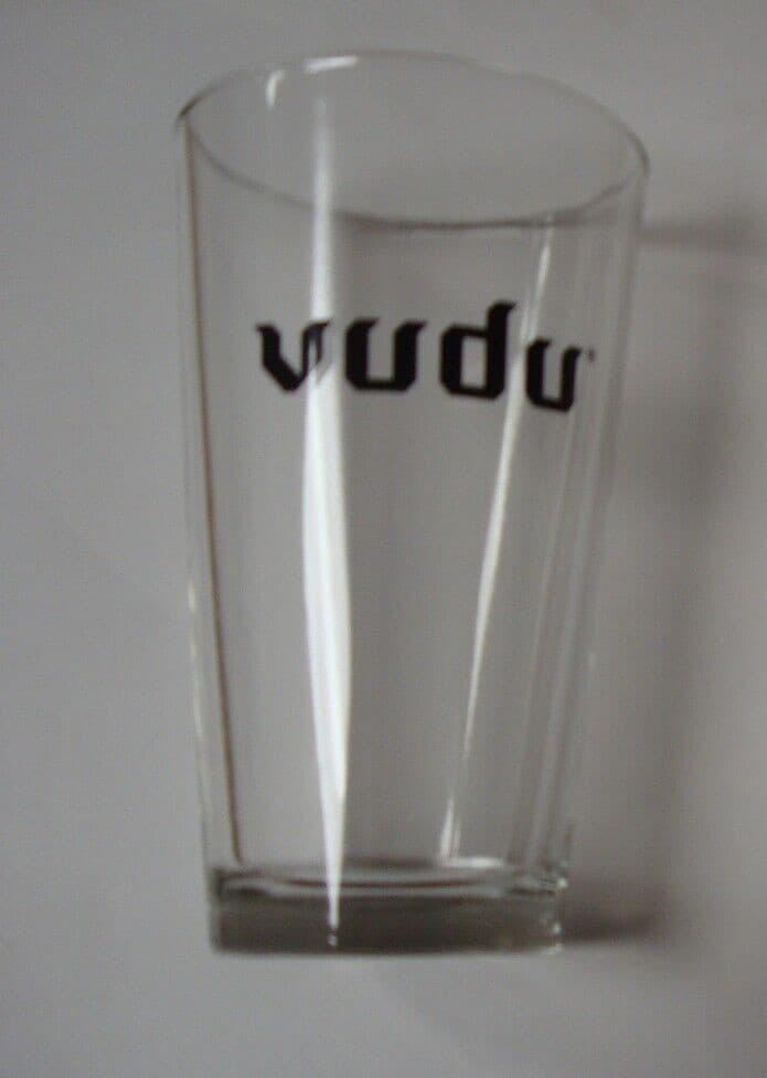 Set of 4 Promotional Pint Beer Glasses from Eotech Vudu. New In box 4
