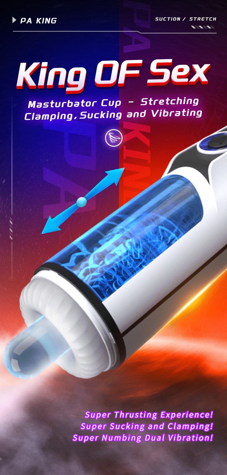 Male Masturbaters Automatic HandsFree Rotating Cup Thrusting Stroker Men Sex Toy 6