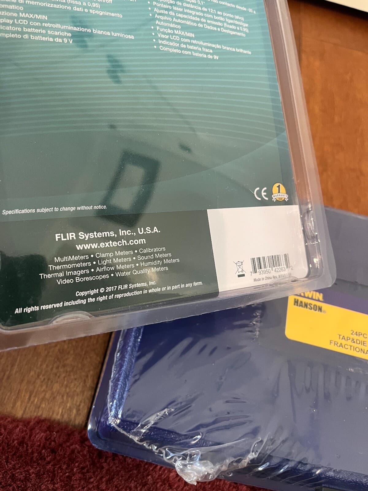 Flir Extech Infared Thermometer non contact up to 1022*F 4