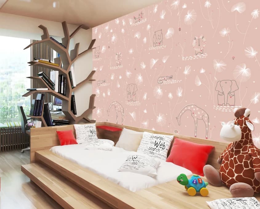 3D Fantasy Feather G14651 Wallpaper Wall Murals Removable Self-adhesive Honey 2