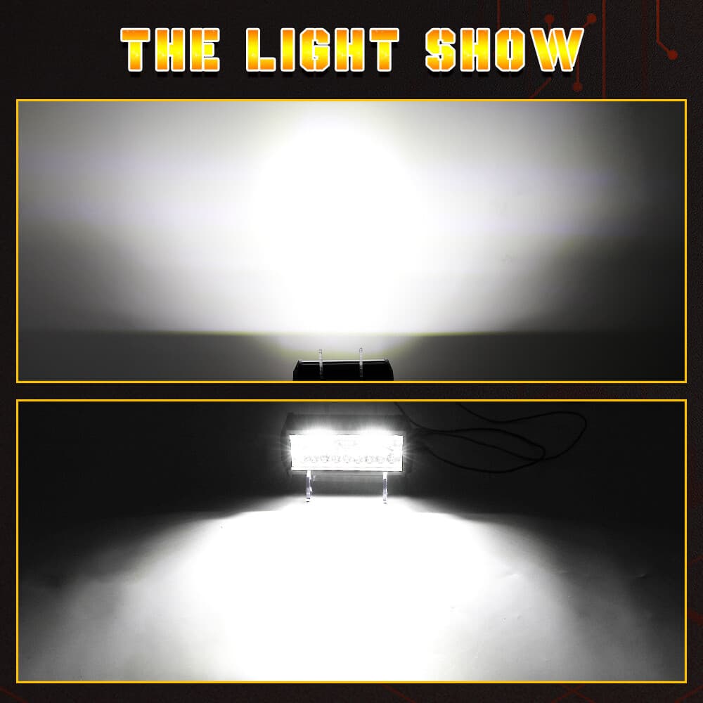 12V 7inch 120W LED Work Light Headlight fit John Deere Case New Holland Tractor 2