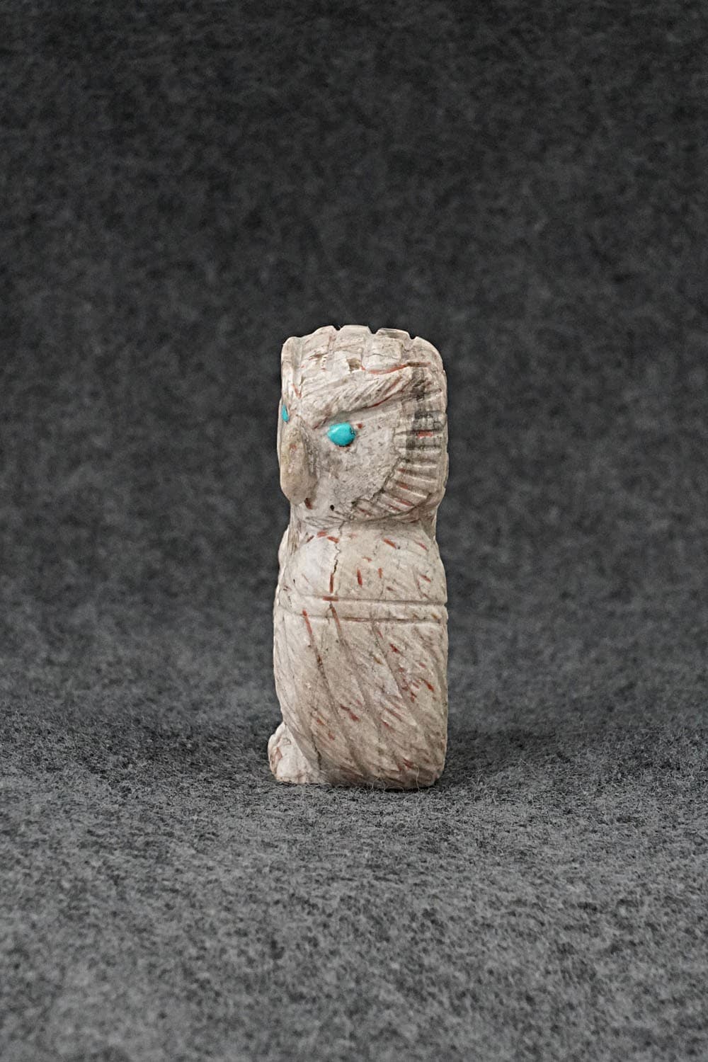 Owl Zuni Fetish Carving - Jonas Hustito 6