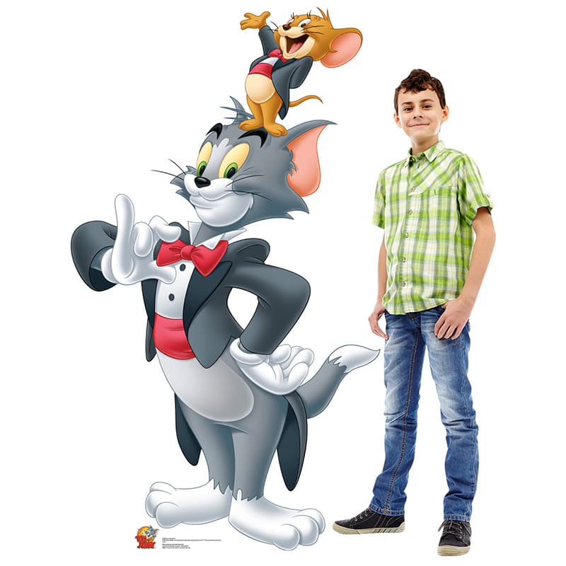 TOM & JERRY CARDBOARD CUTOUT Standup Standee Poster Cartoon Cat and Mouse F/S 3
