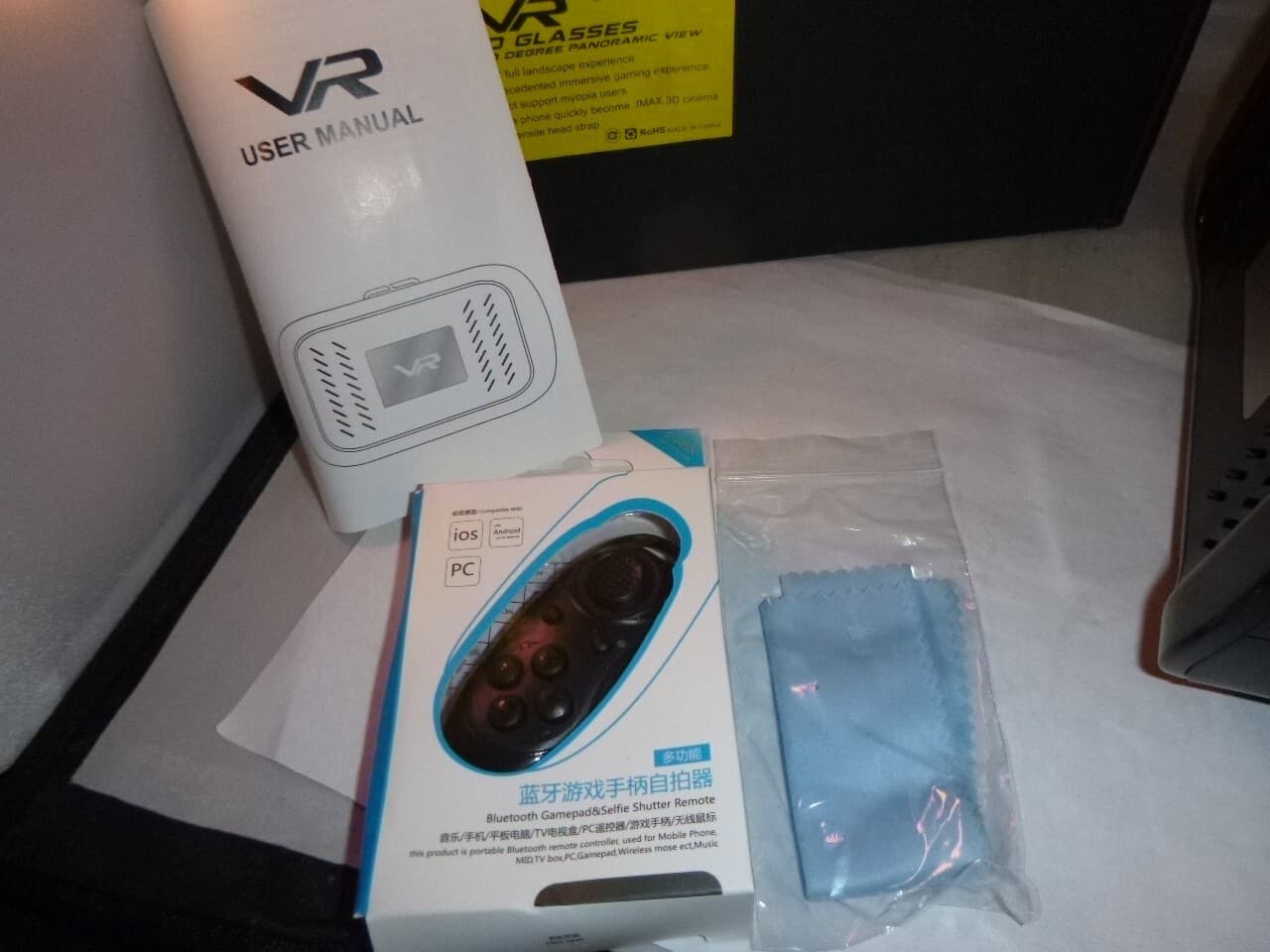 NEW Virtual Reality VR 3D Glasses Headset 3D Glasses With Remote 6