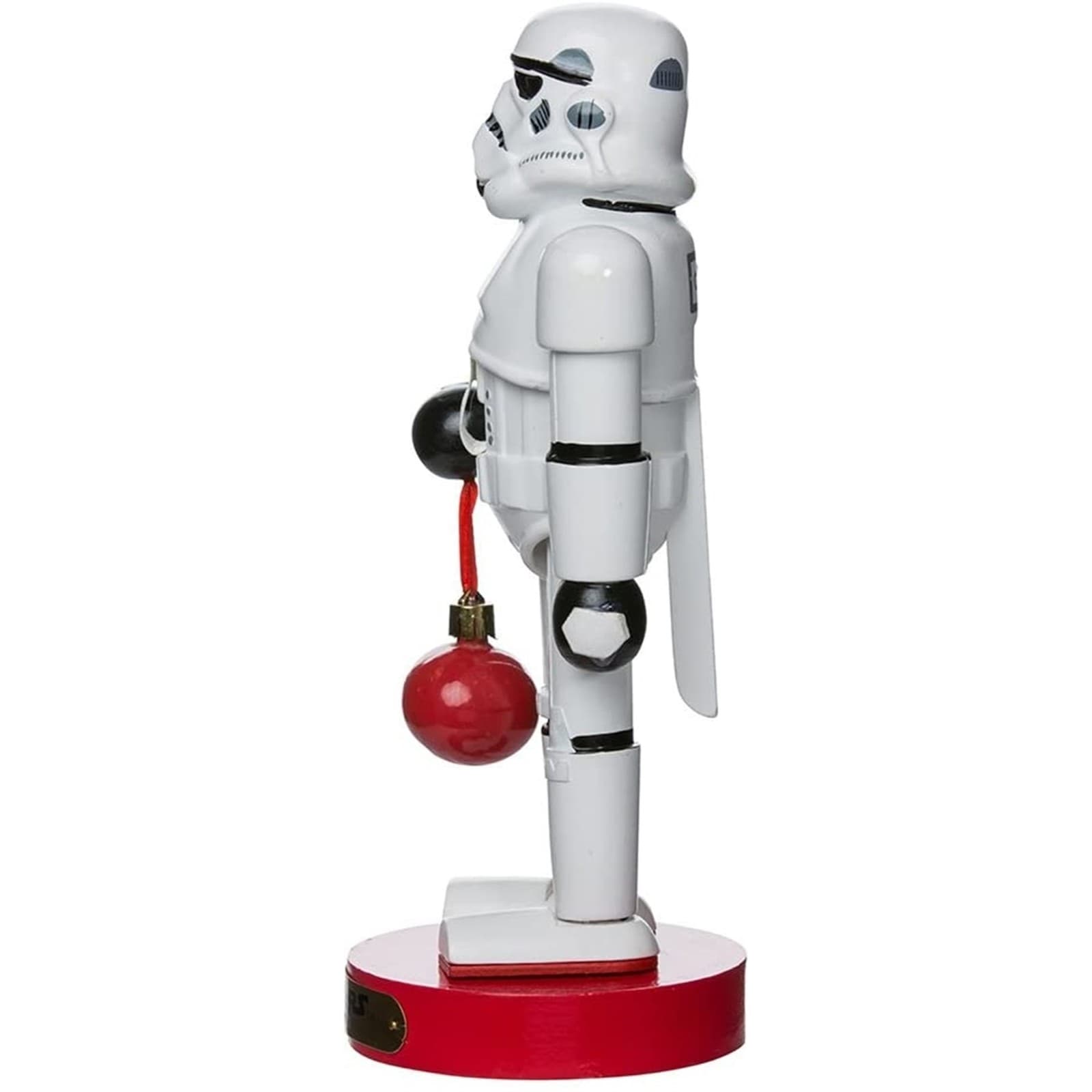 Kurt Adler Stormtrooper with Ball Ornament Nutcracker, 12-Inch 3