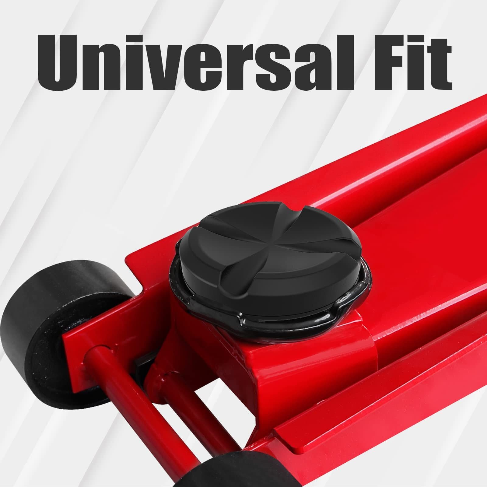 	BIG RED Torin Floor Jack Rubber Pad Universal Large Jack Adapter Black	 4
