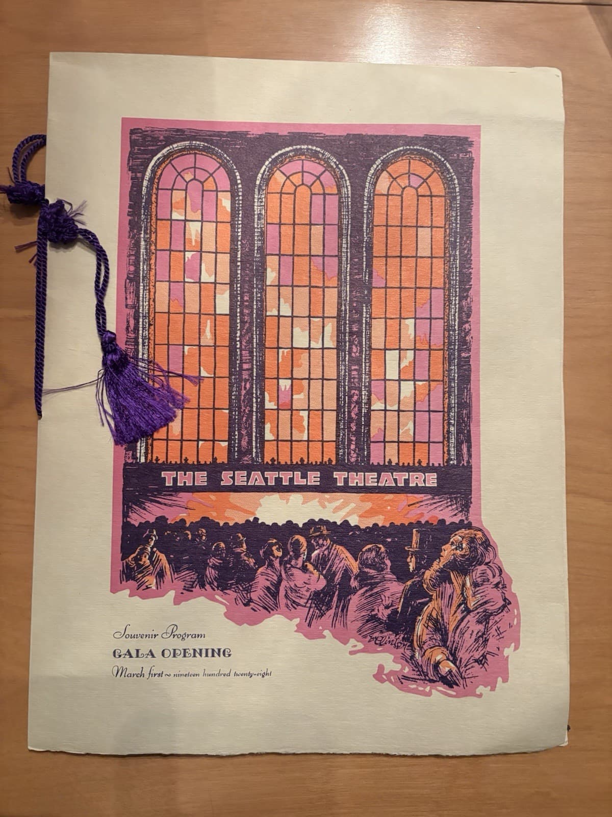 The Seattle (Paramount) Theatre 1928 Reproduction of Original Theatre Program