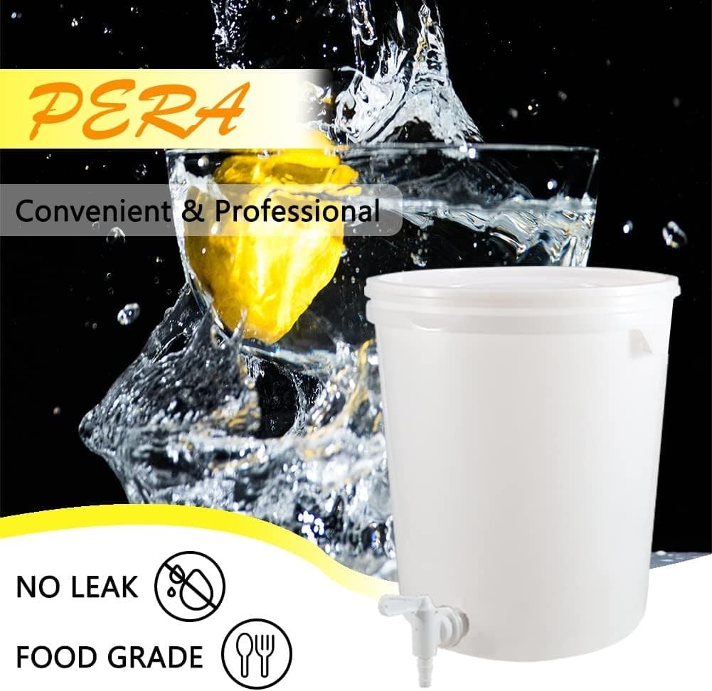 2 PACK Bottling Bucket Plastic Spigot, Replacement Spigot for Beer or White2  5