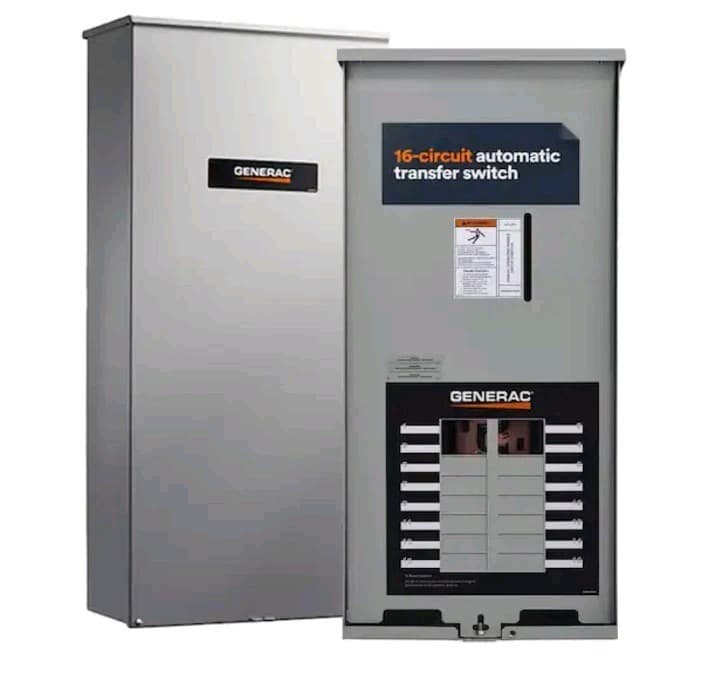 Generac Automatic Transfer Switch NEMA 3R Limited Circuit RXG16EZA3