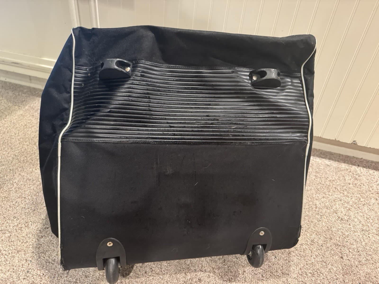 One Step Ahead Wheeled Black Travel Bag for Car Seats Luggage Storage 3