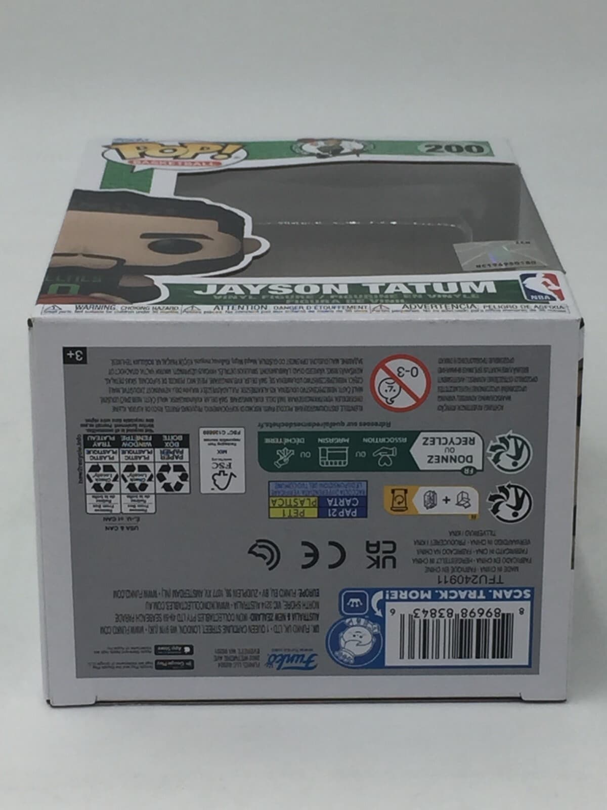 Funko Pop! Basketball Boston Celtics Jayson Tatum #200 W/ Protector 6