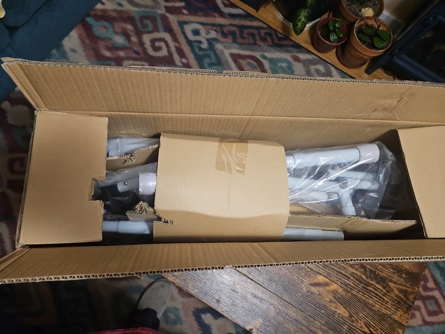 NEW! Drive 11125PSKD-1 Deluxe Steel Drop Arm Bedside Commode Toilet Padded Arms 4