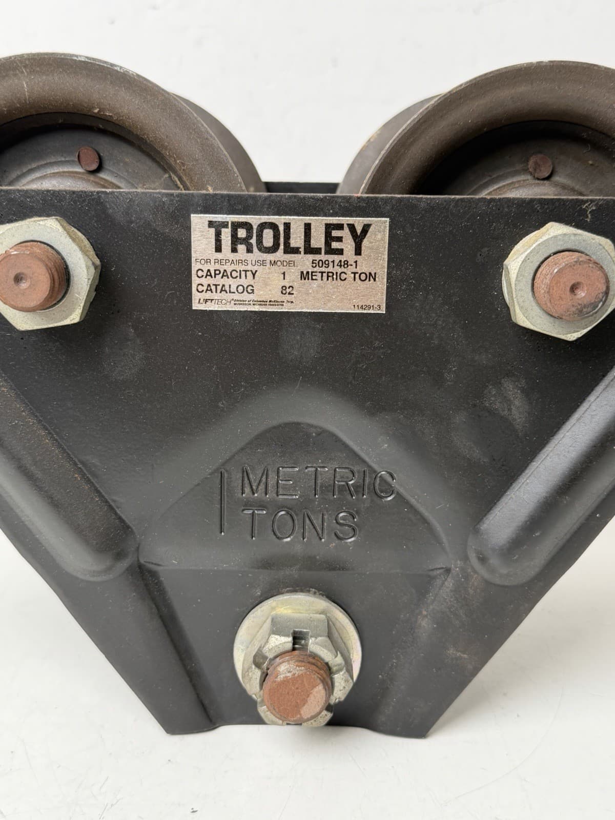 1 Metric Ton Trolley Lift-Tech Model 509148-1