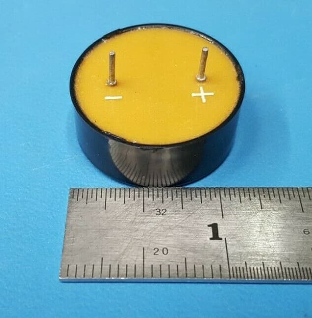 (2 pcs), PCB Mount Mini Speaker, MG41, Breadboard-Friendly,1 1/8"Diameter,8 OHM 2