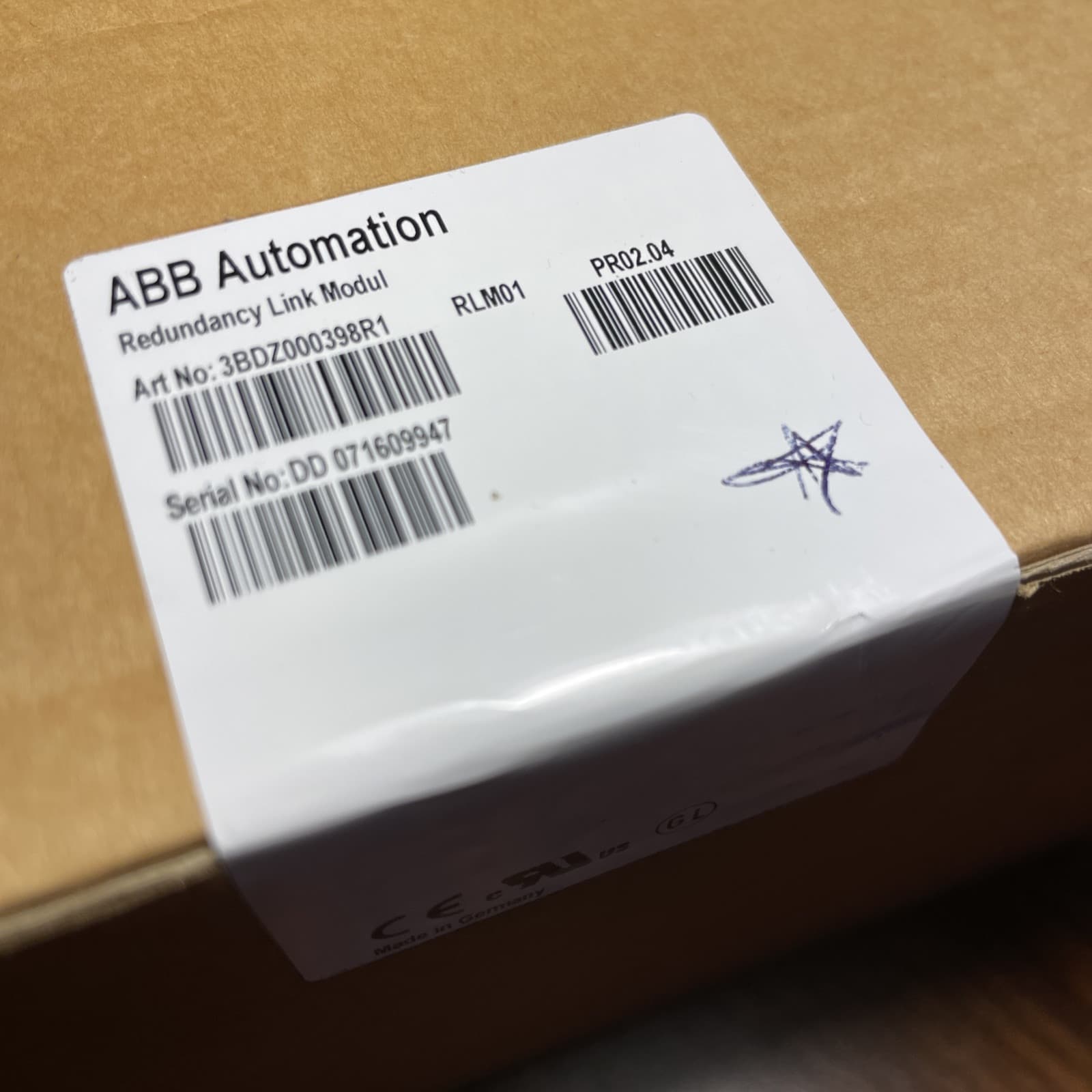 *NEW*  Factory Sealed, ABB 3BDZ000398R1 ABB Redundant Link Module RLM01 3