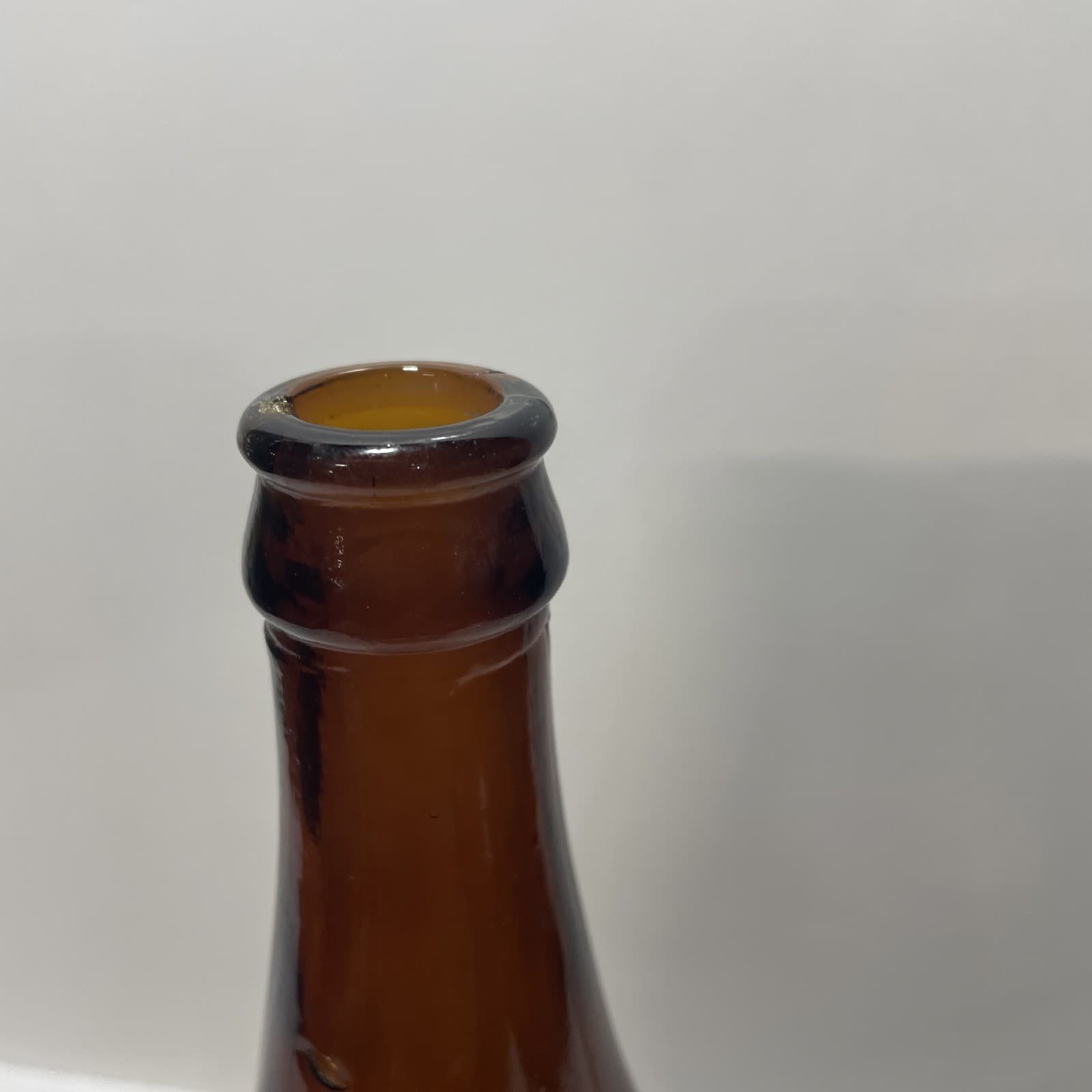 vintage schlitz beer bottle Amber 3