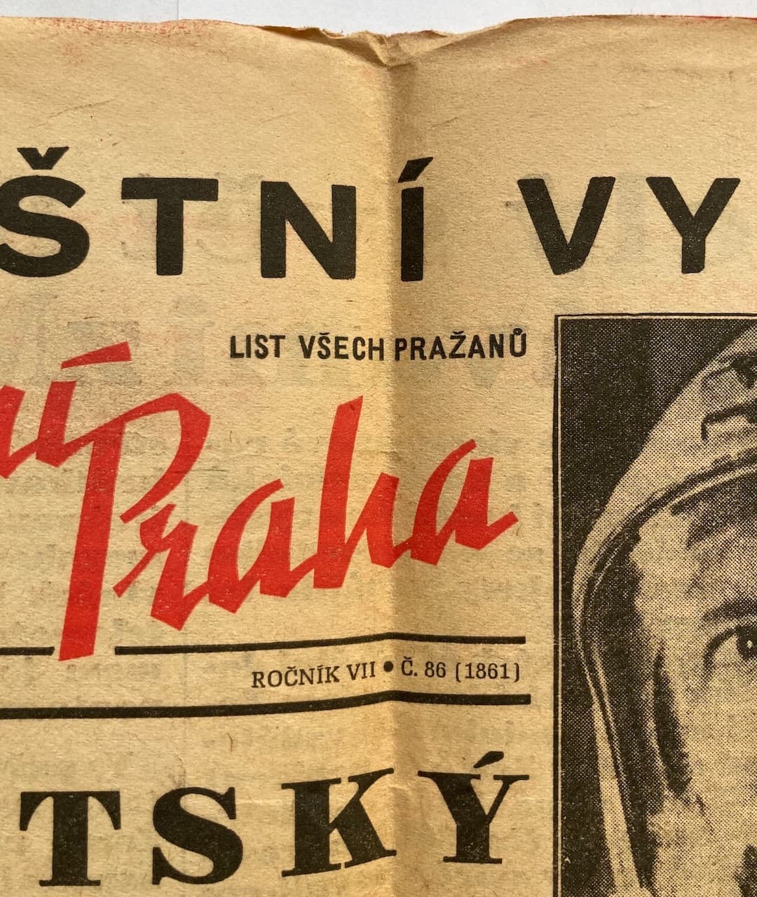 Original Vintage Newspapers YURI GAGARIN - SOVIET UNION - SPACE RACE - 1961 3