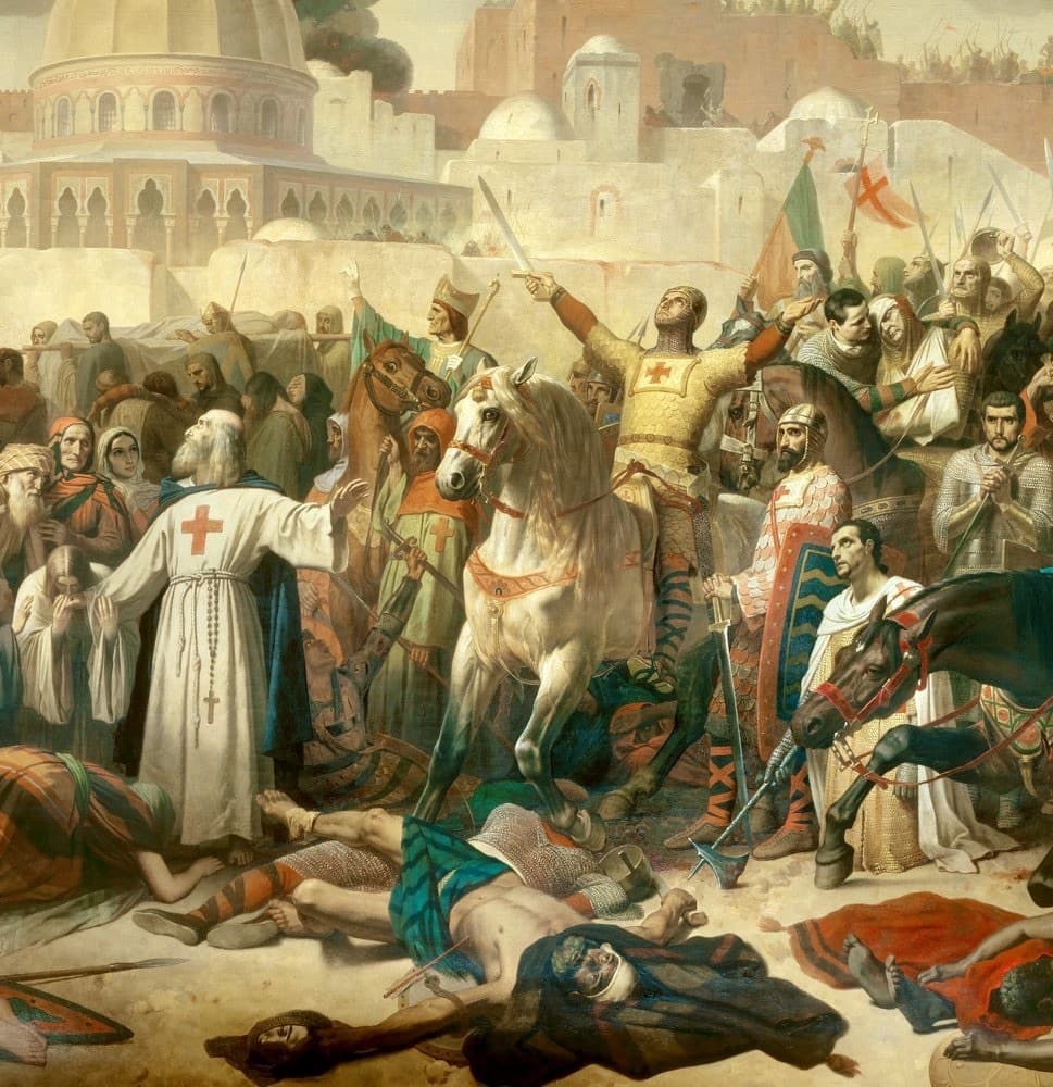 XF CRUSADERS ATHENS 1294-1308 AD, Rare GUY II De La Roche Silver Denier Coin 3