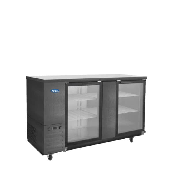 Atosa SBB69GGRAUS2 2-GLASS Door 68" BACK BAR COOLER 2