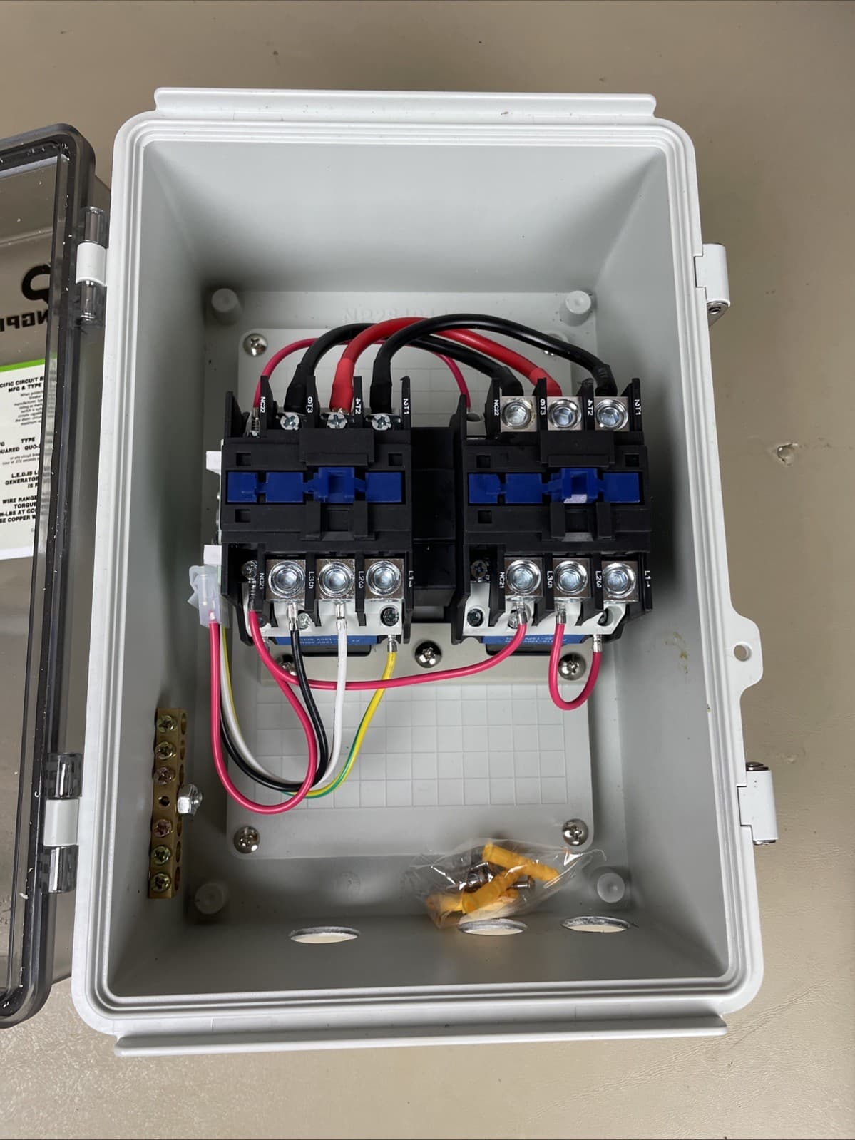 50 Amp 110V Automatic Transfer Switch    – RV/Generator Relay w/ 70A Neutral 3