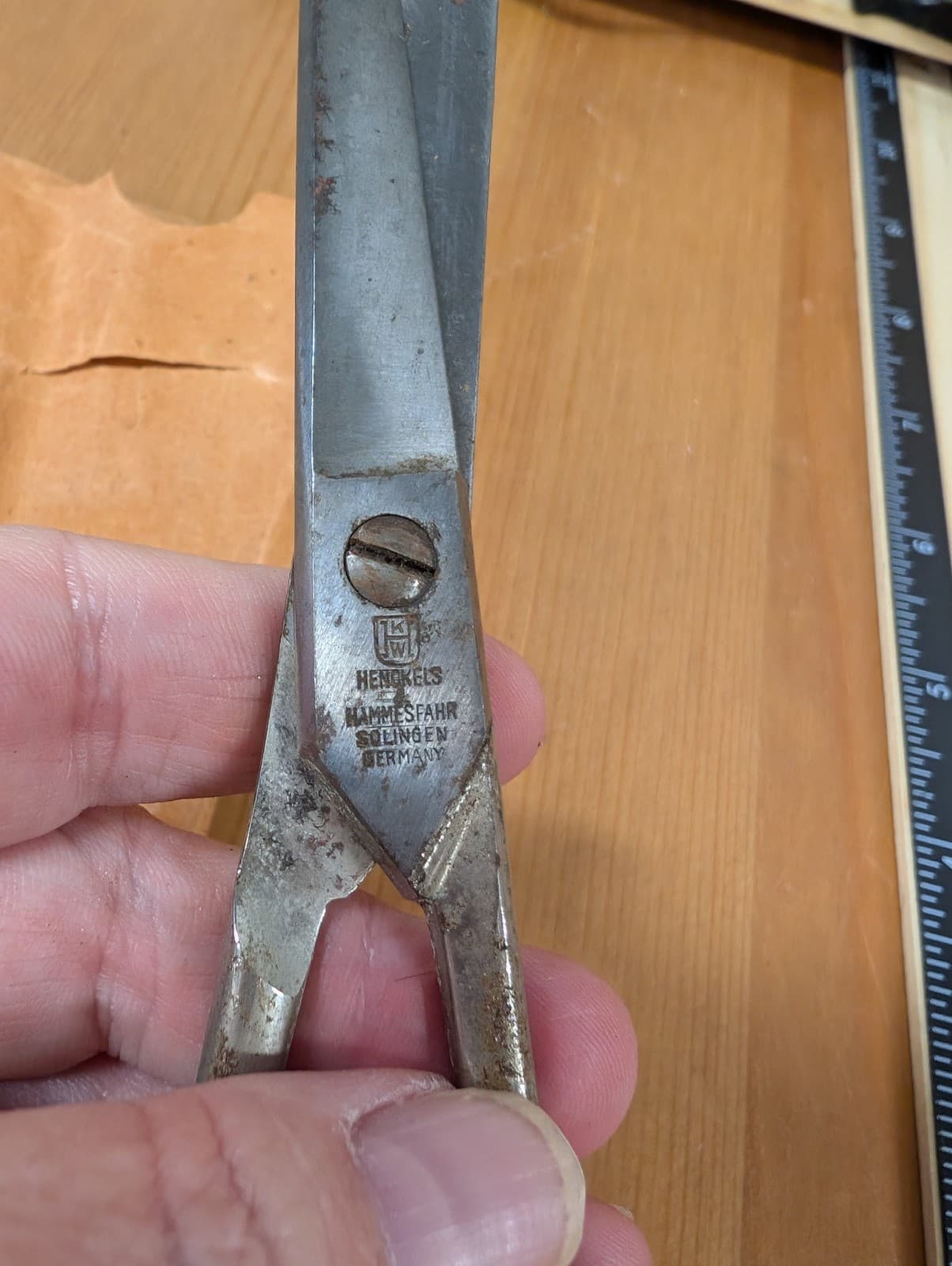 Vintage Henckels And Hammesfahr Scissors 203 5