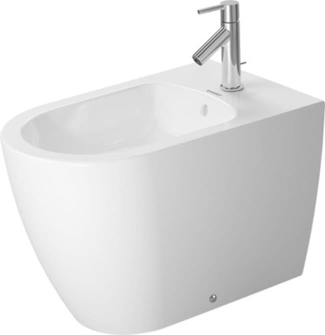 Duravit 2289100000 White Me By Starck Floor Mounted Ceramic Bidet - Less Faucet 2