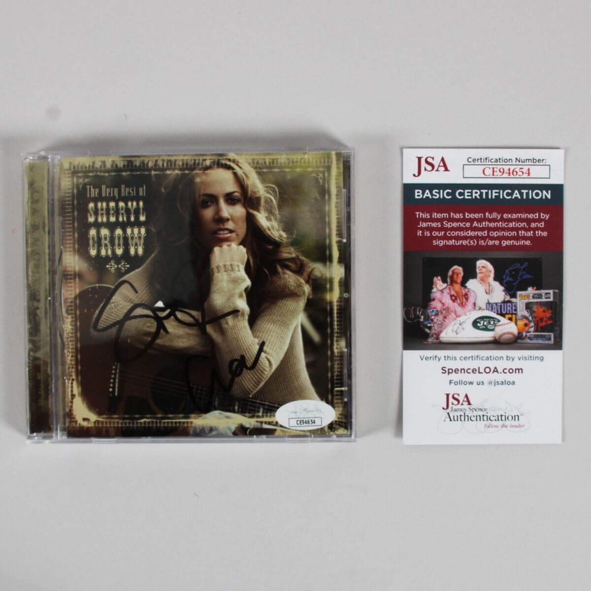 Sheryl Crow Signed CD Very Best of - COA JSA 5