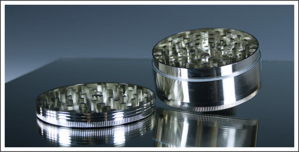 Professional Grade 3" Herb Grinder-3 pc- magnetic lid- fine screen- sharp teeth 6