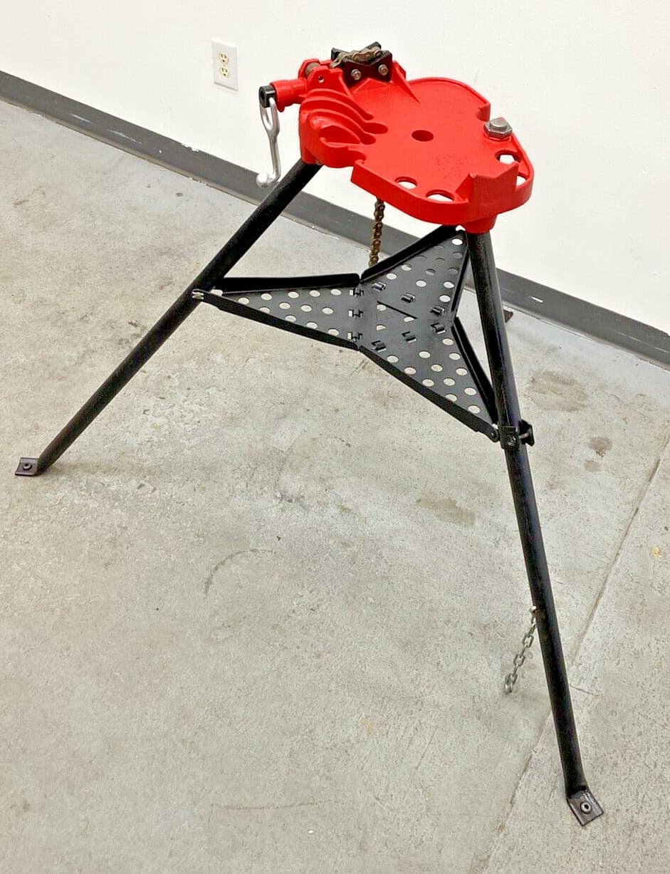 Reed Tool 02306 R450+ Tristand Portable Chain Vise 1/8" To 6” USA 3