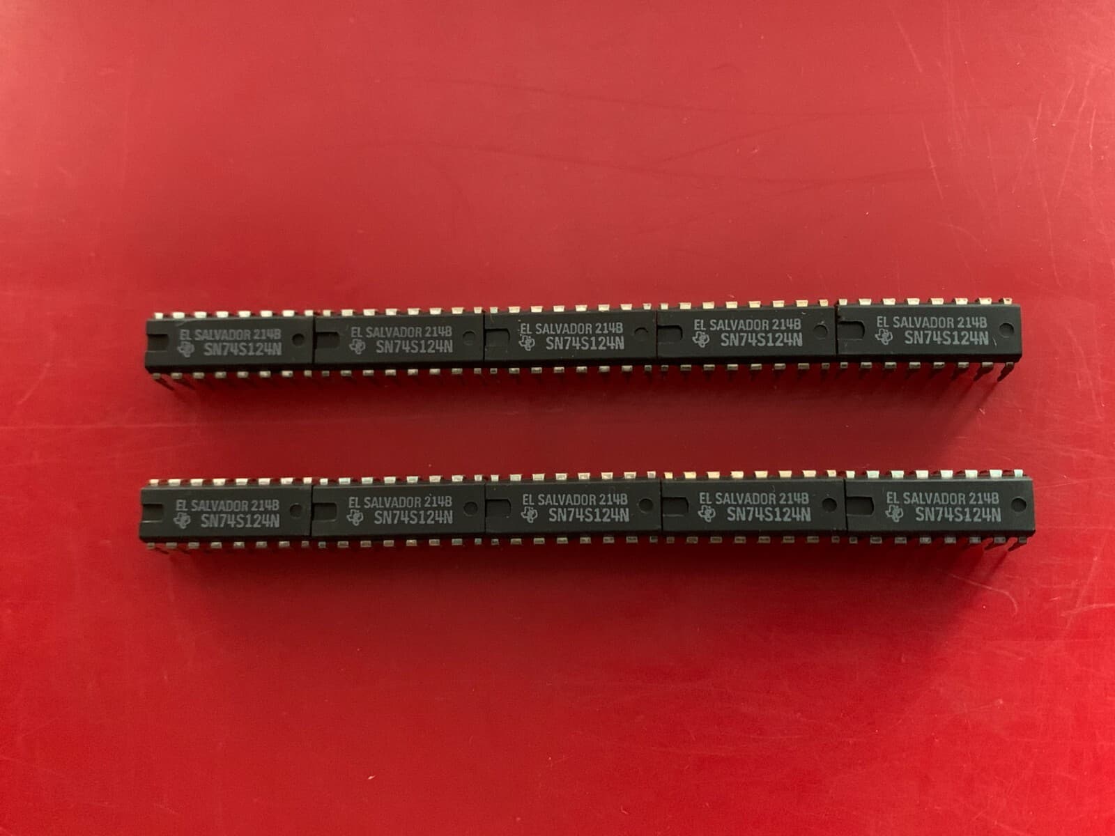 10x SN74S124N TEXAS INSTRUMENTS IC OSC DUAL VCO 60MHZ 16-DIP 4