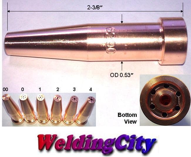 WeldingCity® Acetylene Cutting Tip 6290-00 #00 for Harris Torch US Seller Fast 4