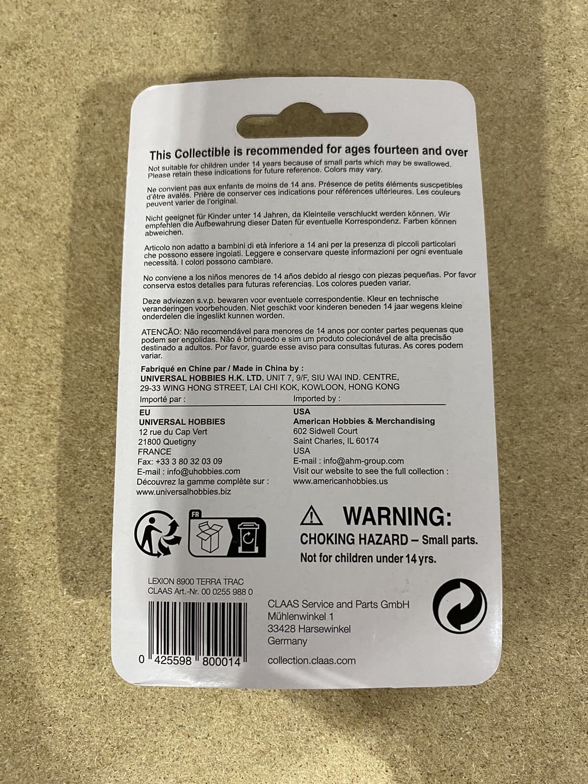 CLAAS Lexion 8900 Terra Trac Combine Key Chain 2