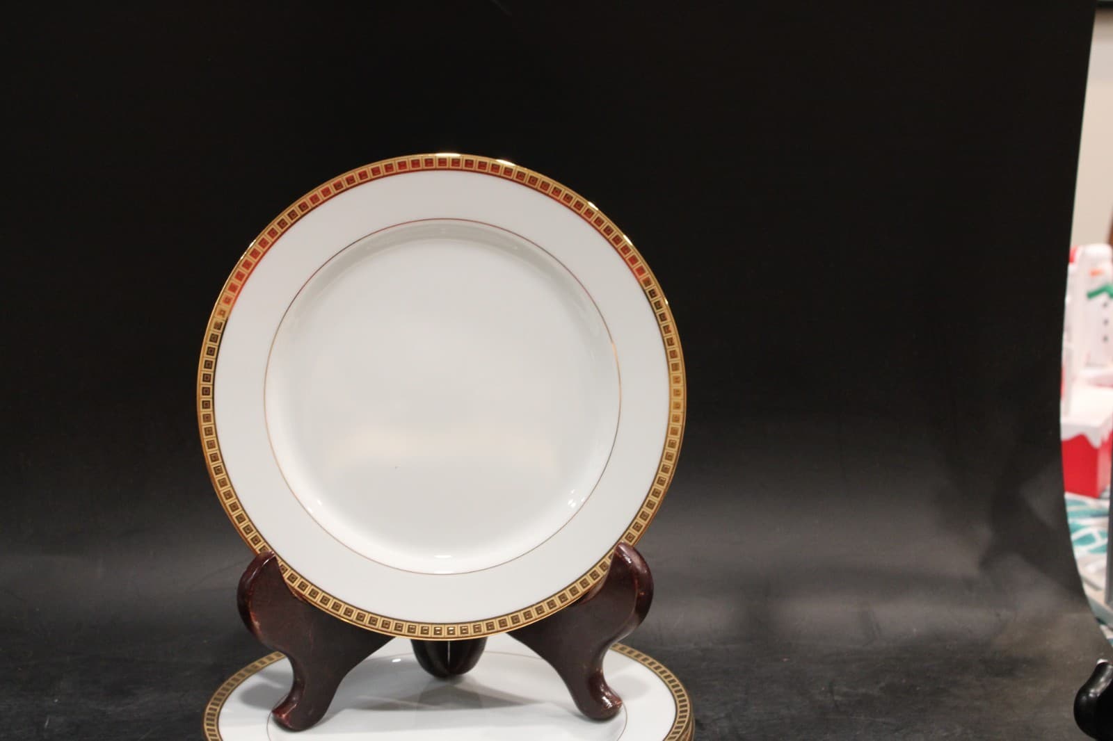 Bernardaud Athena Gold 4 Salad Plates 8 3/8" 2