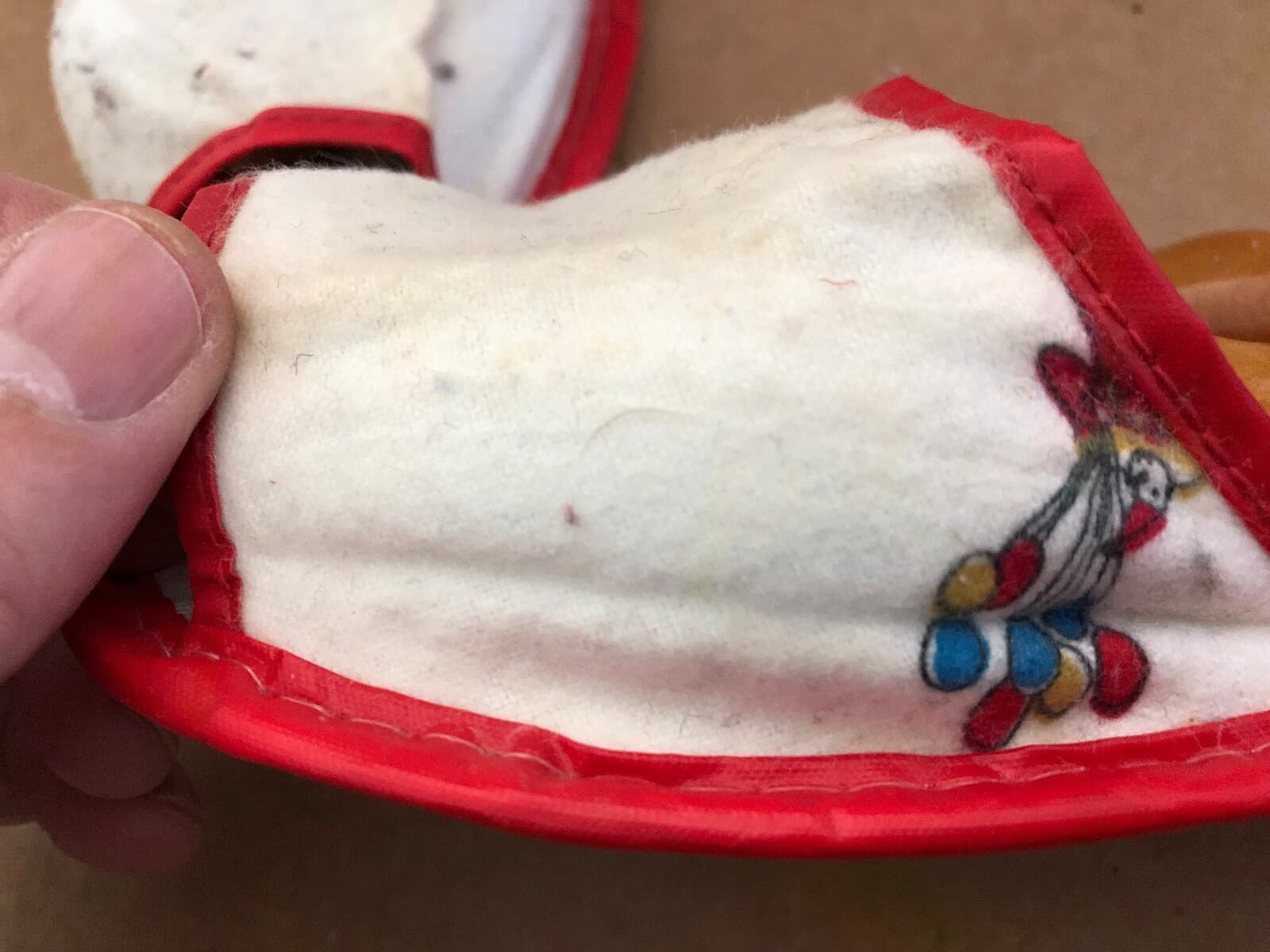 Vintage DISNEYLAND Childs Slippers Walt Disney 2